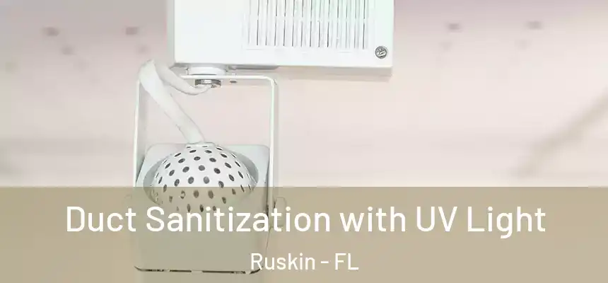 Duct Sanitization with UV Light Ruskin - FL